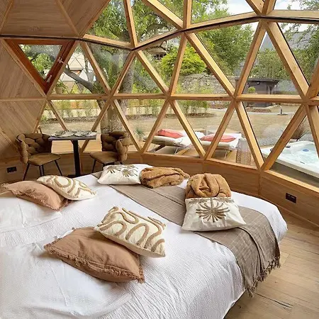 L'echappee Bulle - Dome & Jacuzzi - Centre Chata *