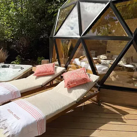 Chata L'echappee Bulle - Dome & Jacuzzi - Centre *